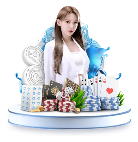 Bàn chơi Baccarat với các lá bài và chip